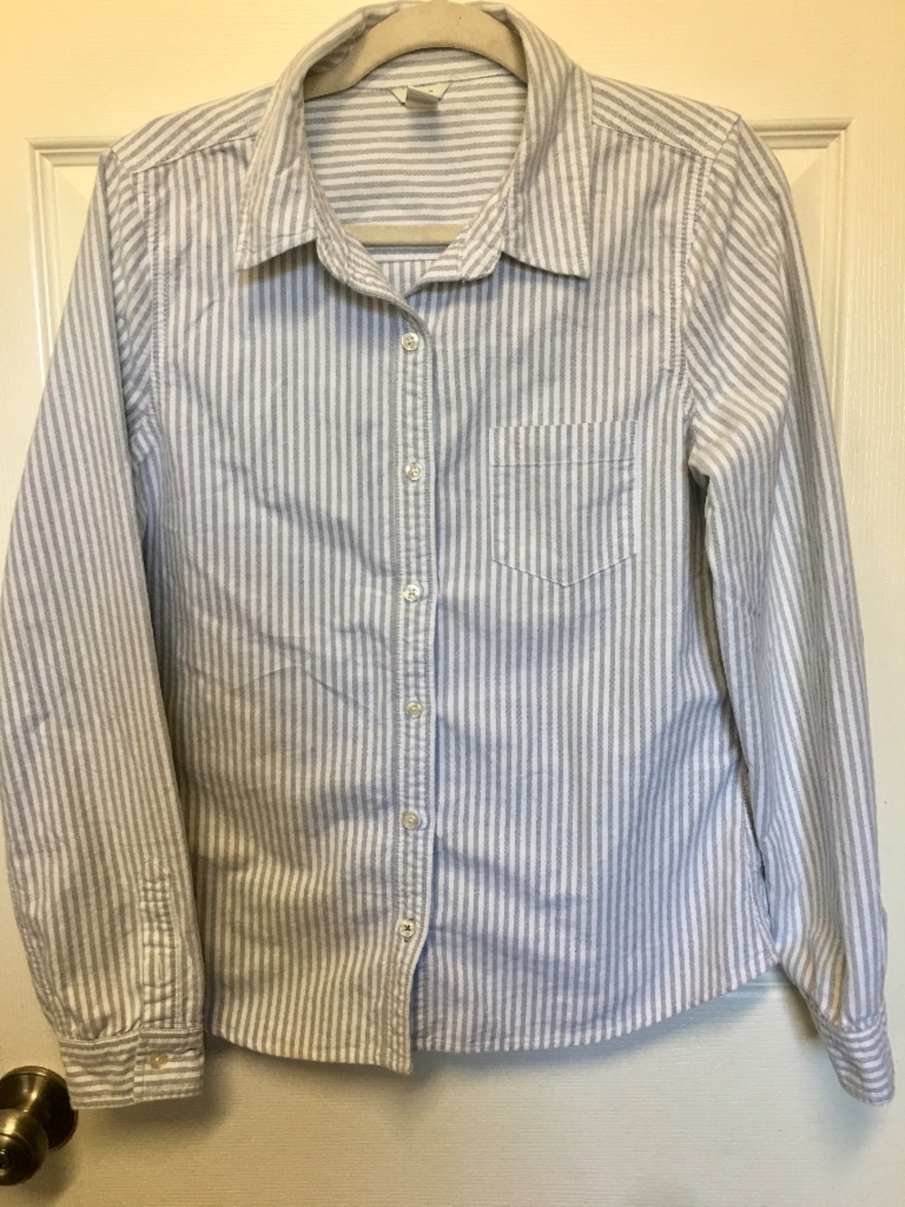 I Love H81 Striped Button-Up Shirt